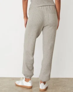 MONROW Softknit Rib Waffle Oversized Sweat HEATHERGREY Store